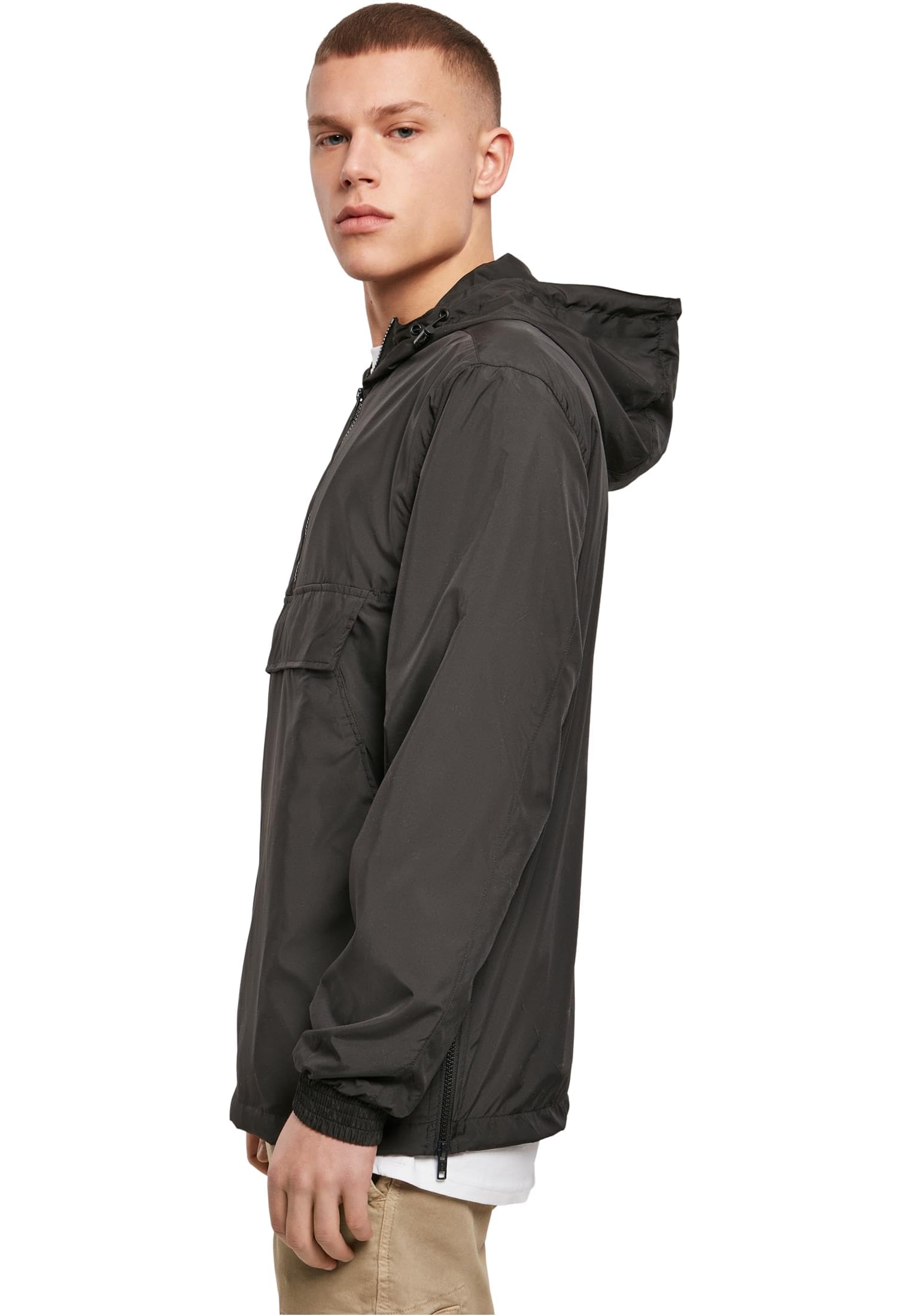 Build Your Brand Basic Pull Over Jacket Giacca a Vento Uomo