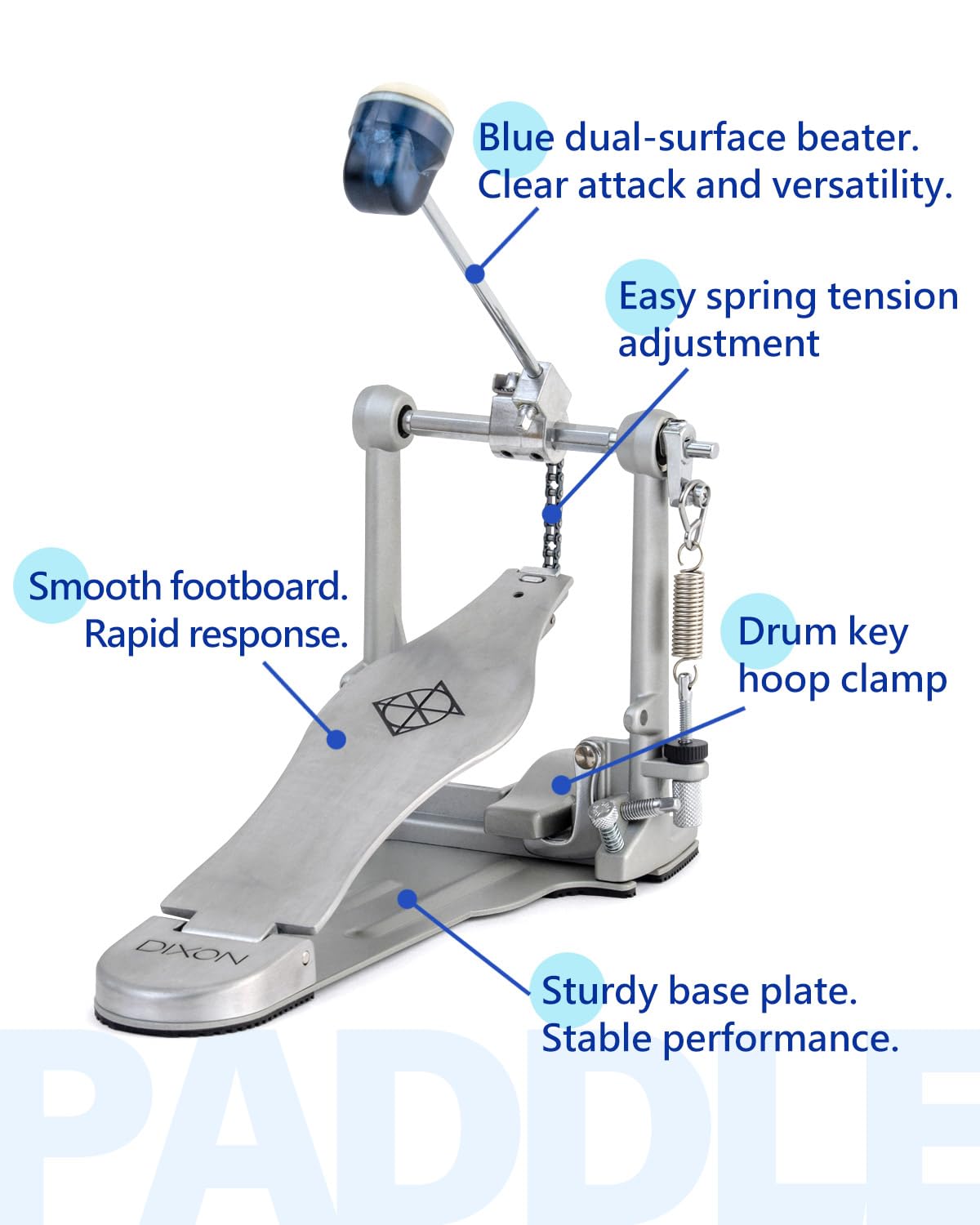Dixon PP-P1 Single Pedal Fußmaschine Single Chain Drive