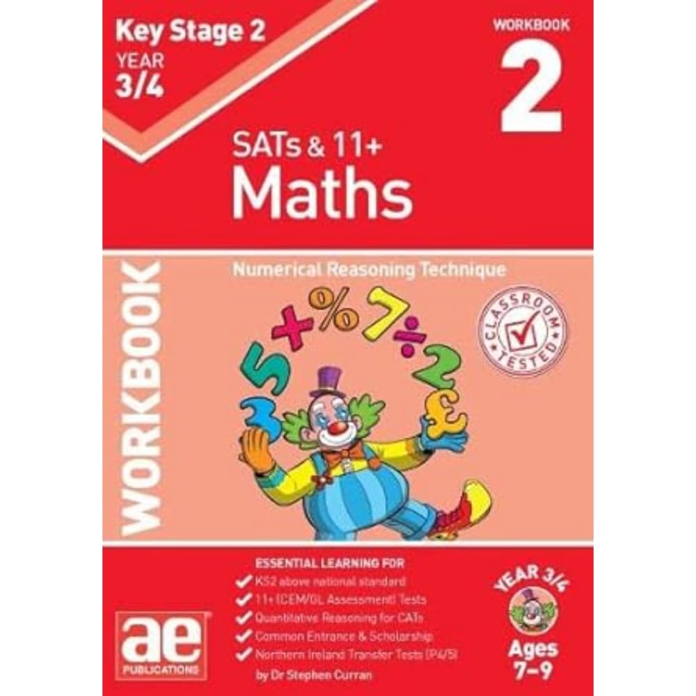 KS2 Maths Year 3/4 Workbook 2: Numerical Reasoning Technique