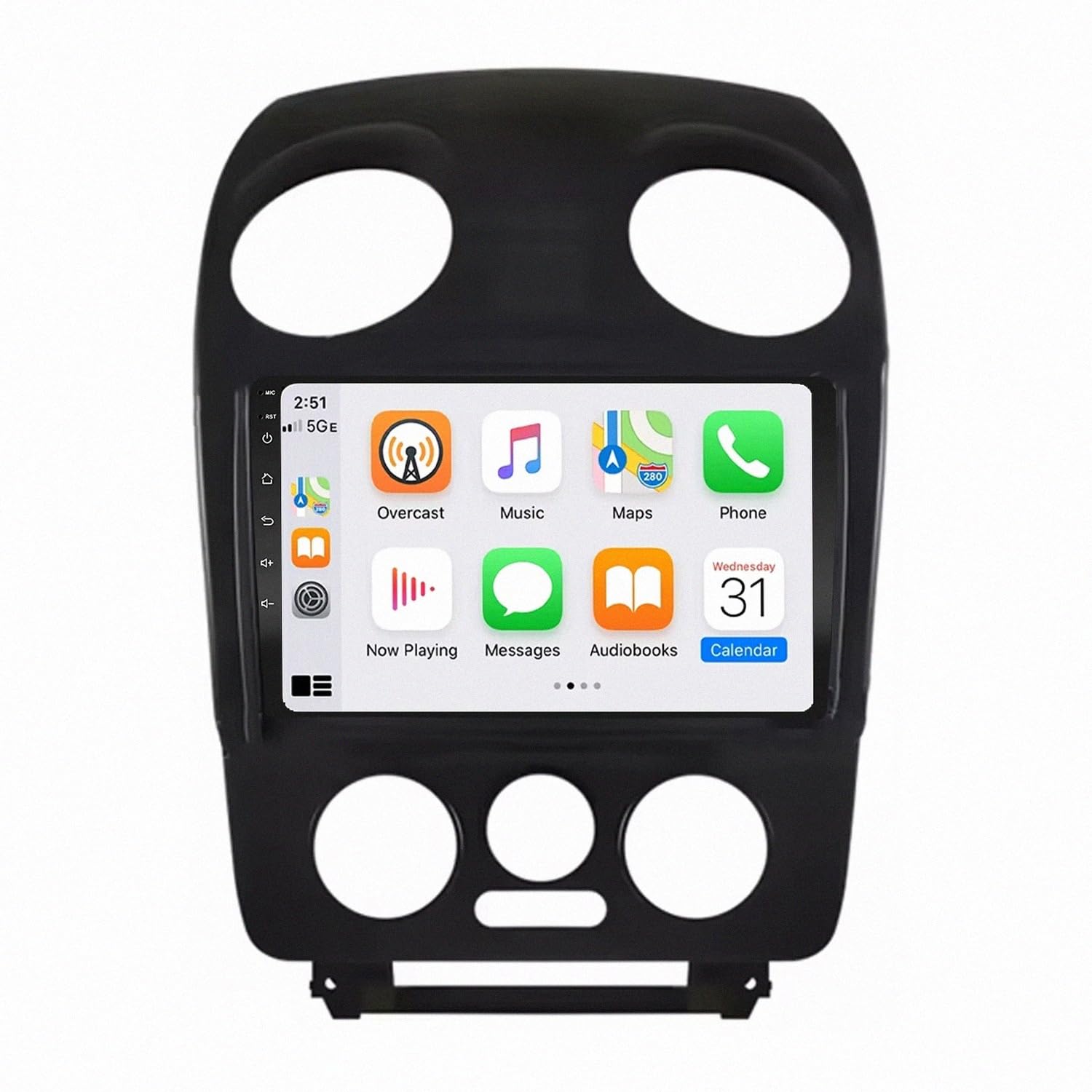 Radio Macchina Touch Screen per VW Beetle 2003-2010 Wireless Carplay Android Auto Stereo Auto Bluetooth Ips con Pantalla Táctil con Gps, 8 Nucleo 8G+256G