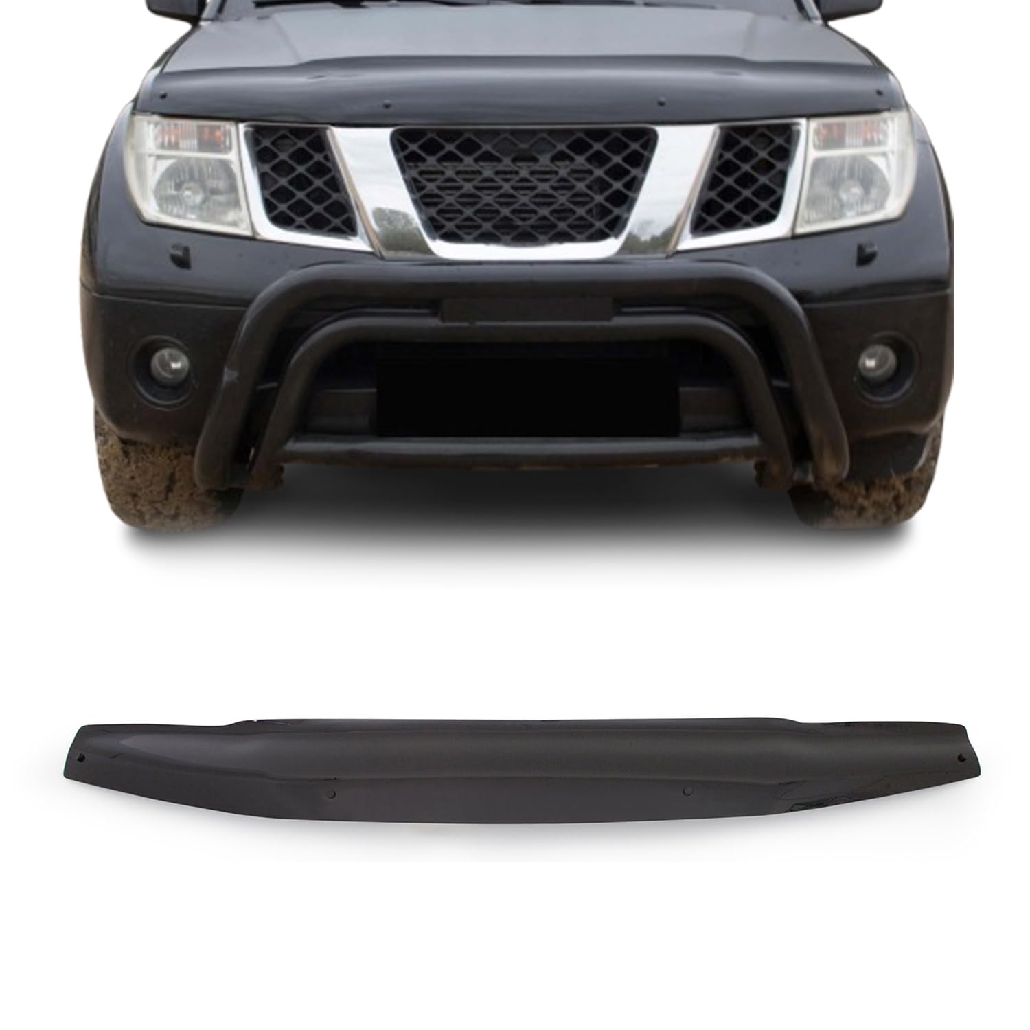 Déflecteurs Avant Fumés Pour Nissan Navara D21 - Jusqu'à 1998 - Modifycar - Neuf Portugal