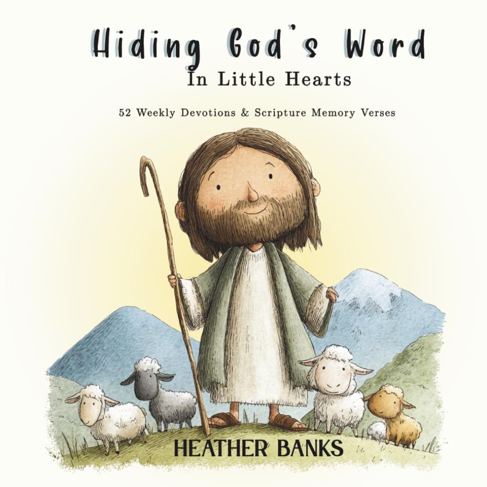 Hiding God's Word In Little Hearts: 52 Weekly Devotions & Scripture Memory Verses