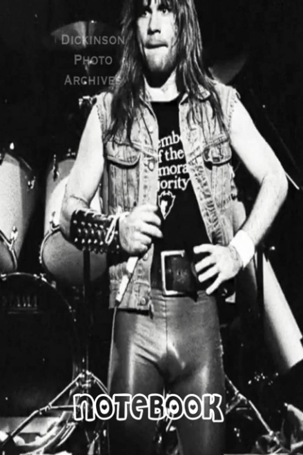 Bruce Dickinson Lined Notebook Composition Journal 100 Pages 6 x 9 inches #673