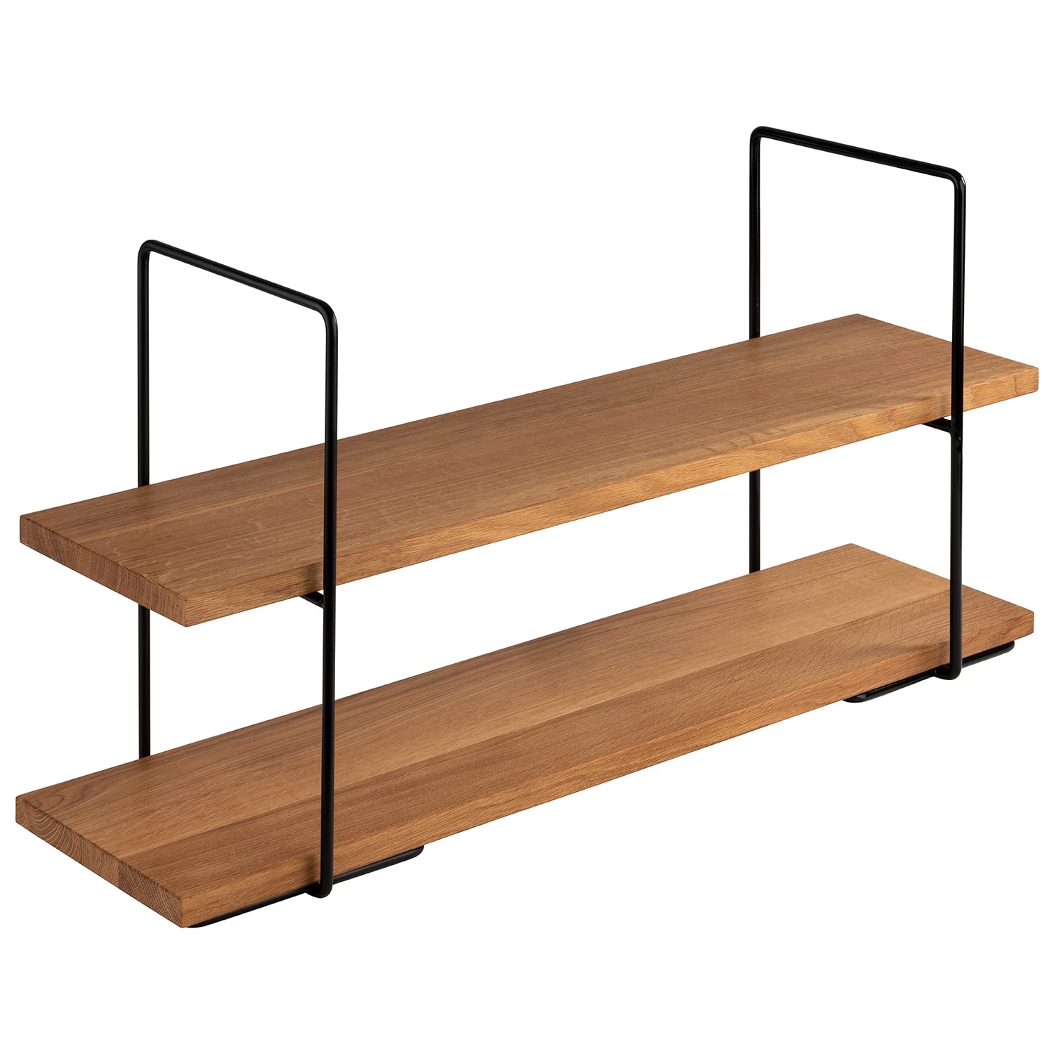 APS 33301 2-stufige Etagère Perfecto Large, bestehend aus 2 Buffetständern und 2 Buffetbrettern aus Eichenholz