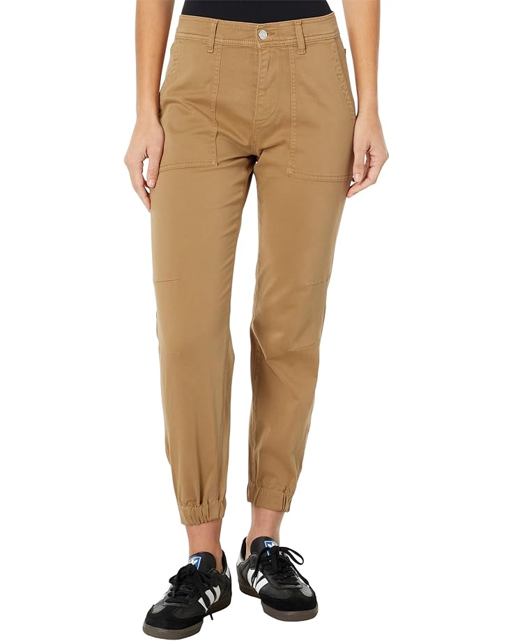 7 For All Mankind Darted Boyfriend Joggers in Safari - Main View