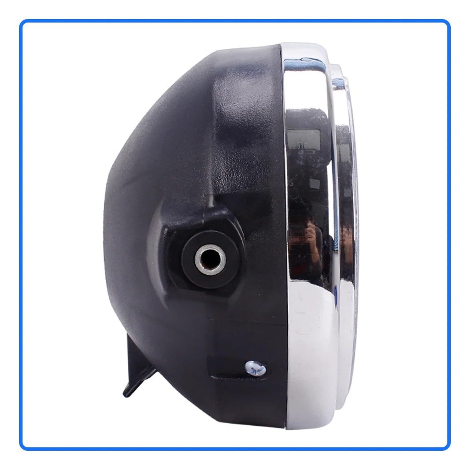Faros Delantero 7 "35 W 12 V LED Redondo Universal Faro Motocicleta Bombilla H4 Lente Transparente 7,8" Lámpara De Cabeza Corriente Faro(1)