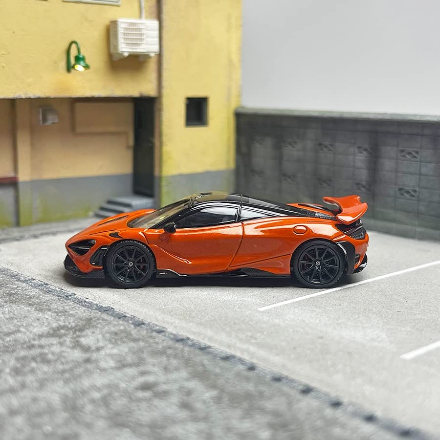 ミニカー 1/64 LCD model マクラーレン　765LT パールオレンジ Amazon | 1/64 LCD McLaren マクラーレン 765LT オレンジ | プラモデル