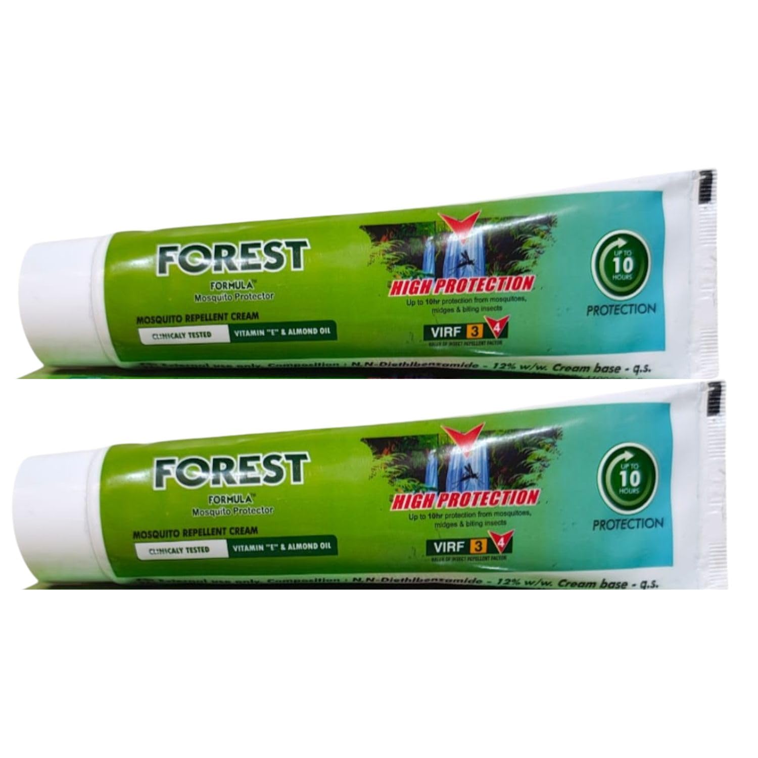 Forest Formula Mosquito Repellent Cream High Protection up to 10 Hours with Vitamin E & Almond Oil (100GM) (Pack-2)-image-49
