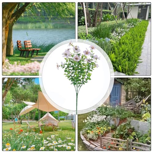 Fleurs artificielles extérieur résistant UV fleur soie terrasse