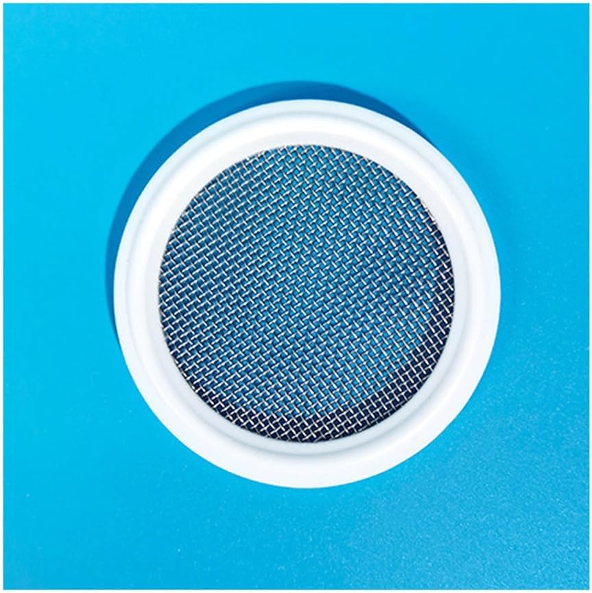 Water Filter, 2.5 Inch TC PTFE Filter Screen - 304 Stainless Steel Mesh for Food, Beverage, Pharma, Aerospace High Temperature & Resistance(150 Mesh)