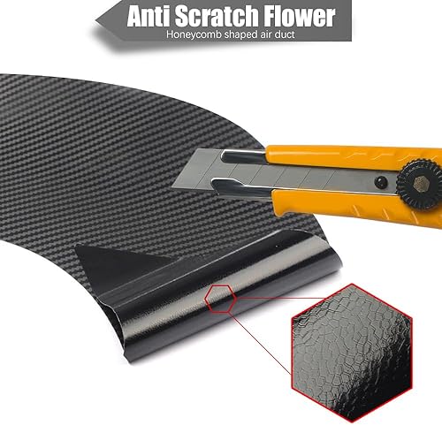 Miniatura 5 de Pincuttee Protector de manija de puerta de automóvil, películas protectoras para manija de puerta de automóvil, cubierta universal para manija de