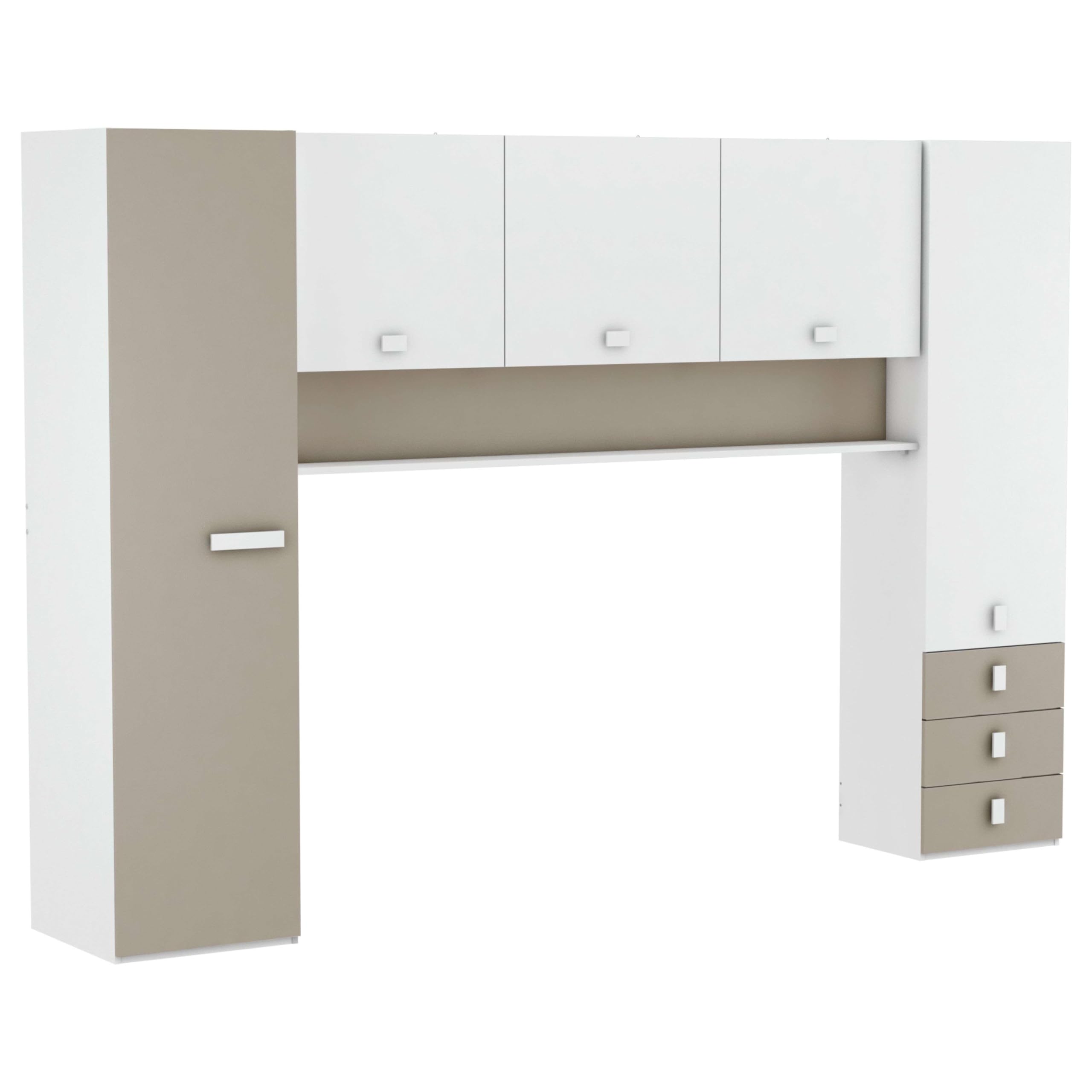 Armario Juvenil Puente Tidy Habitación Infantil 304x203cm