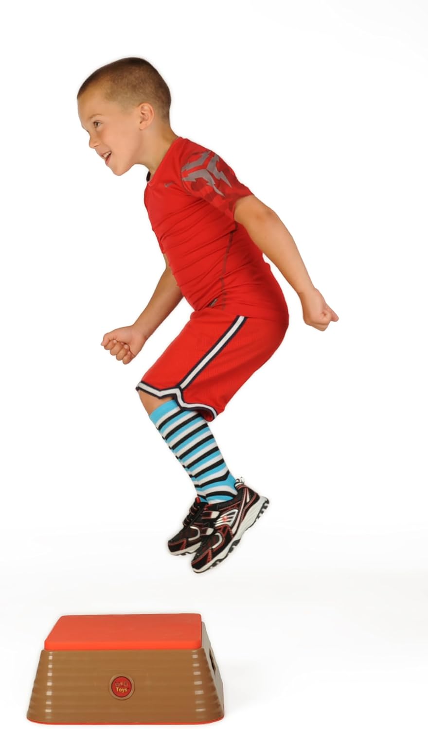 WOD Toys® Plyo Box Mini - Safe, Durable Jump Plyometric Box Toy for Kids Fitness Participation - Kid Gym Workout and Exercise Equipment for Toddlers and Children