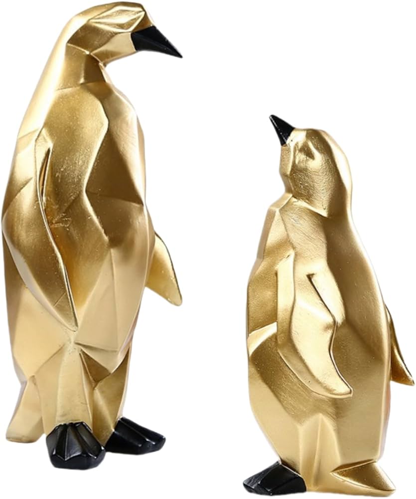 ペンギン木彫彫像オブジェ置物インテリア工芸品美術品A3329