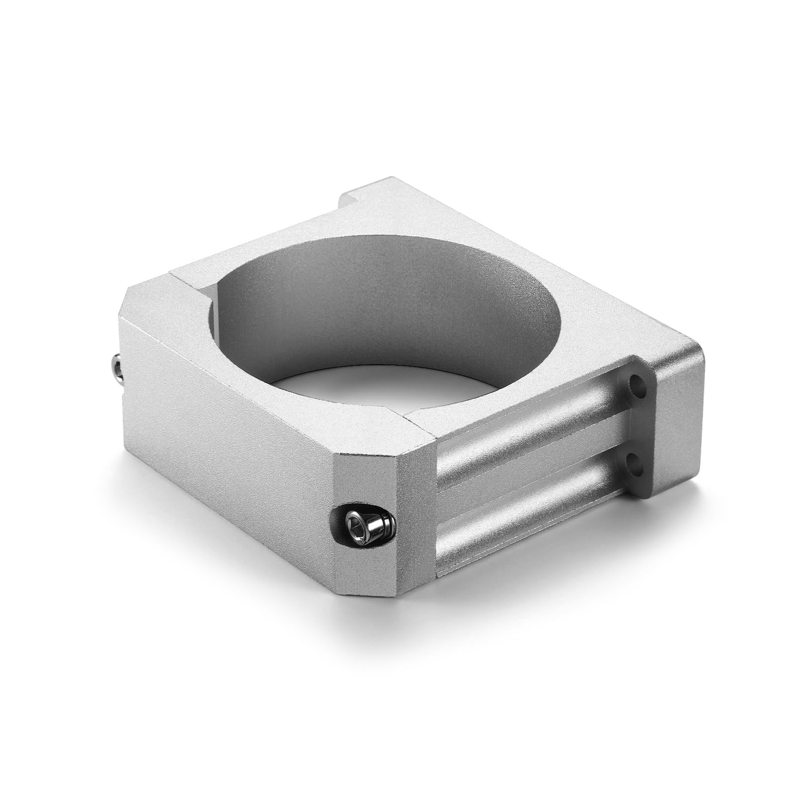 Genmitsu 80mm-Spindelmotorhalterung aus Aluminium für wassergekühlte Spindeln der CNC-Fräsmaschinen Genmitsu 4030V1/4030S/4030V2/2X2/4X4/6050 Ultra