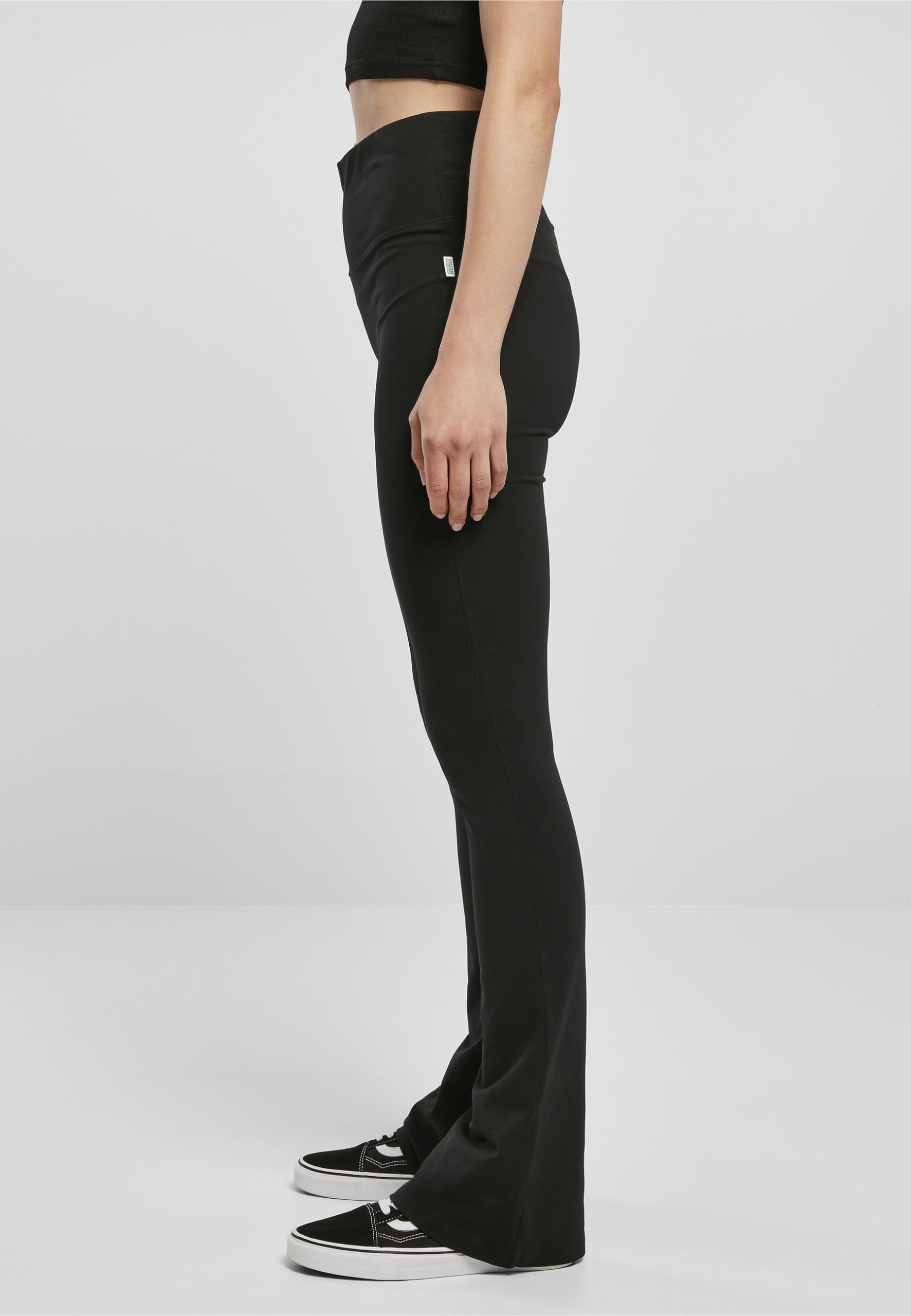 Urban Classics Damen Ladies Organic Stretch Jersey Bootcut Leggings