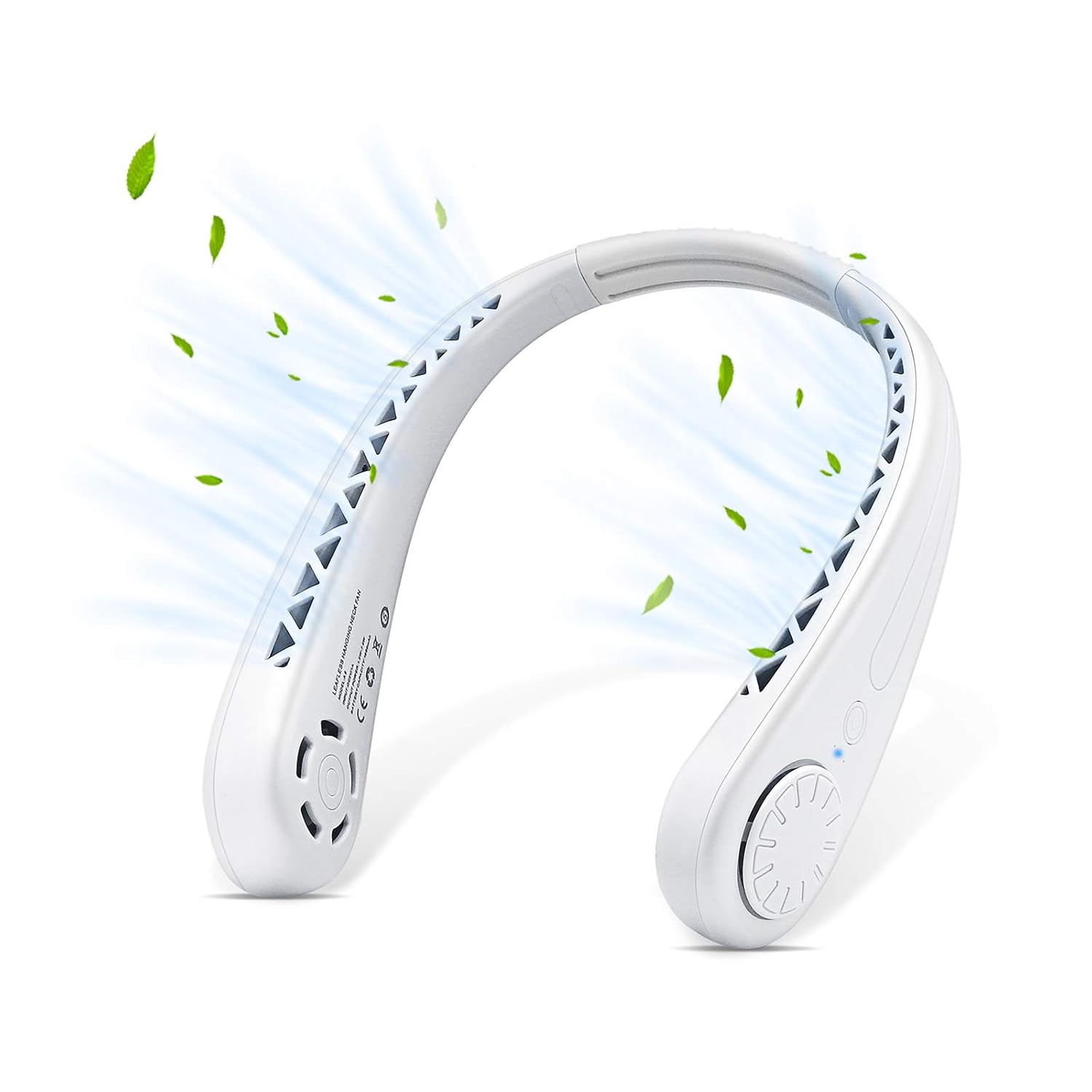 The Portable Neck Fan From Popular Earphone Design,The Leafless Neck