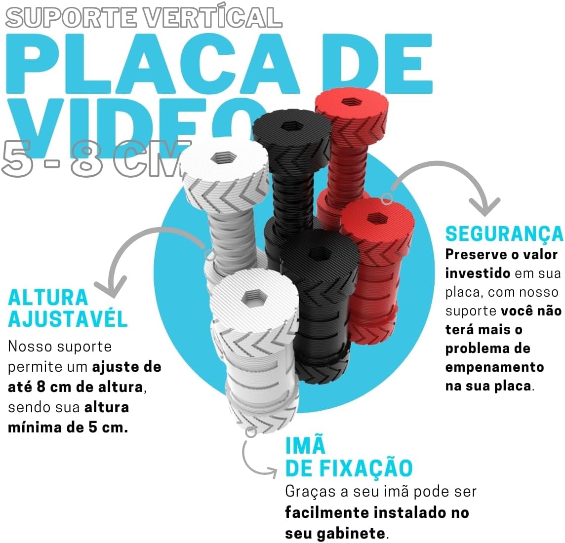 Suporte Vertical De Placa De Vídeo 5-8 cm: Review Testado por 30 dias