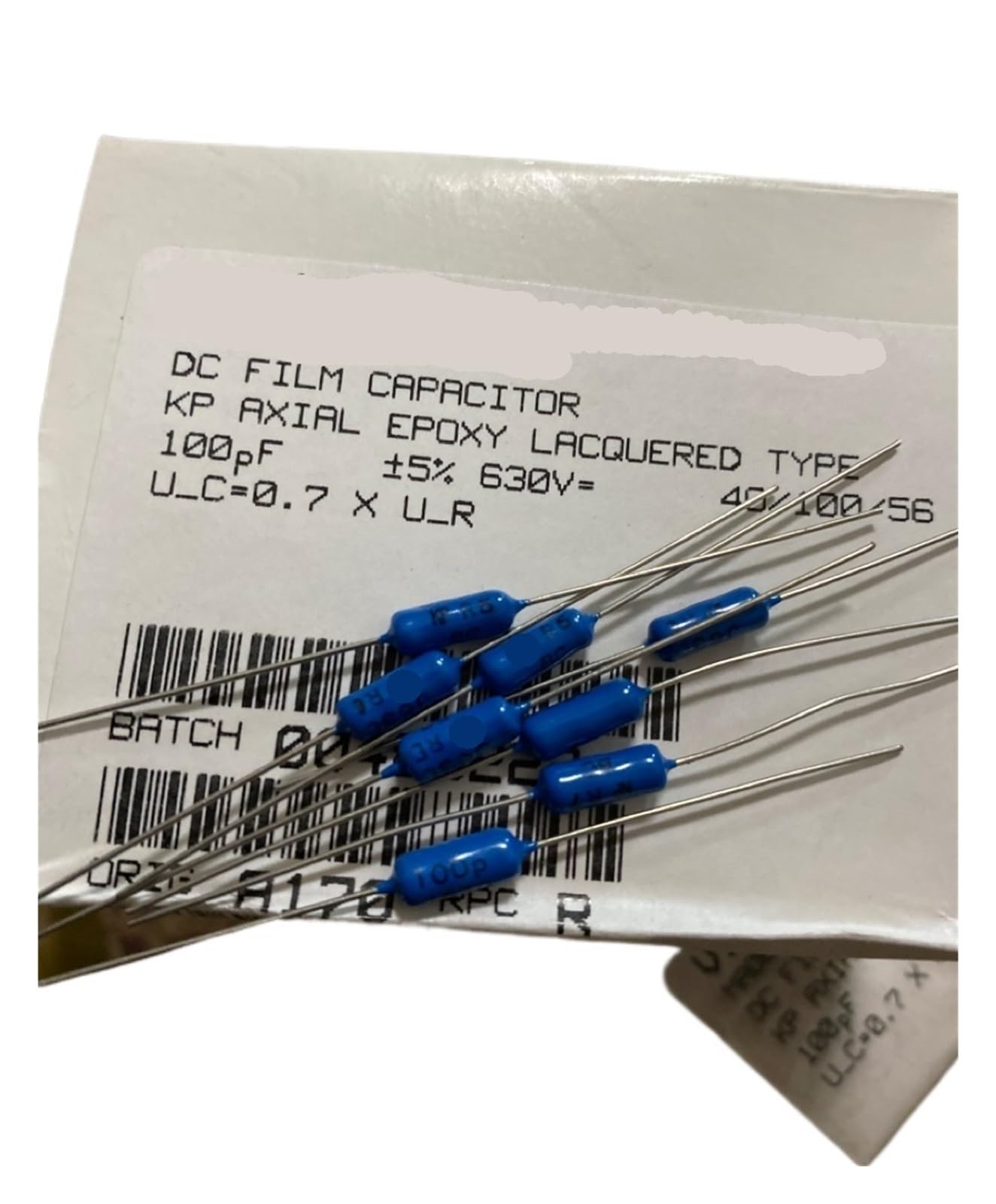LEOTNNDQ 10pcs KP464 Series 630V100PF 100PF/630V 101 Film Capacitors