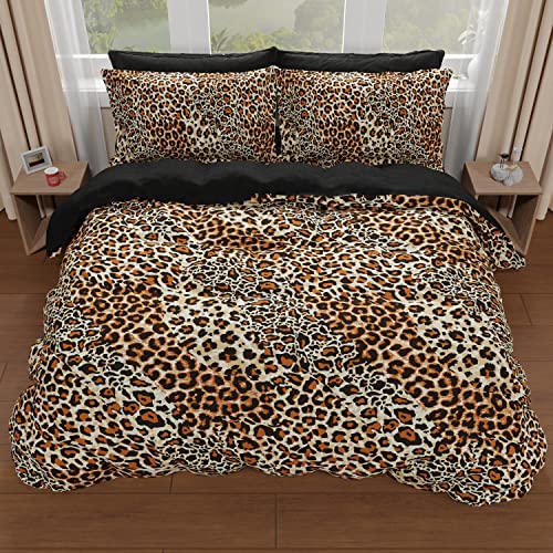 PETTI Artigiani Italiani - Double Duvet Cover and Pillowcases, 100% Made in Italy, Animalier, Animalier 04, Queen-size bed - Image 4