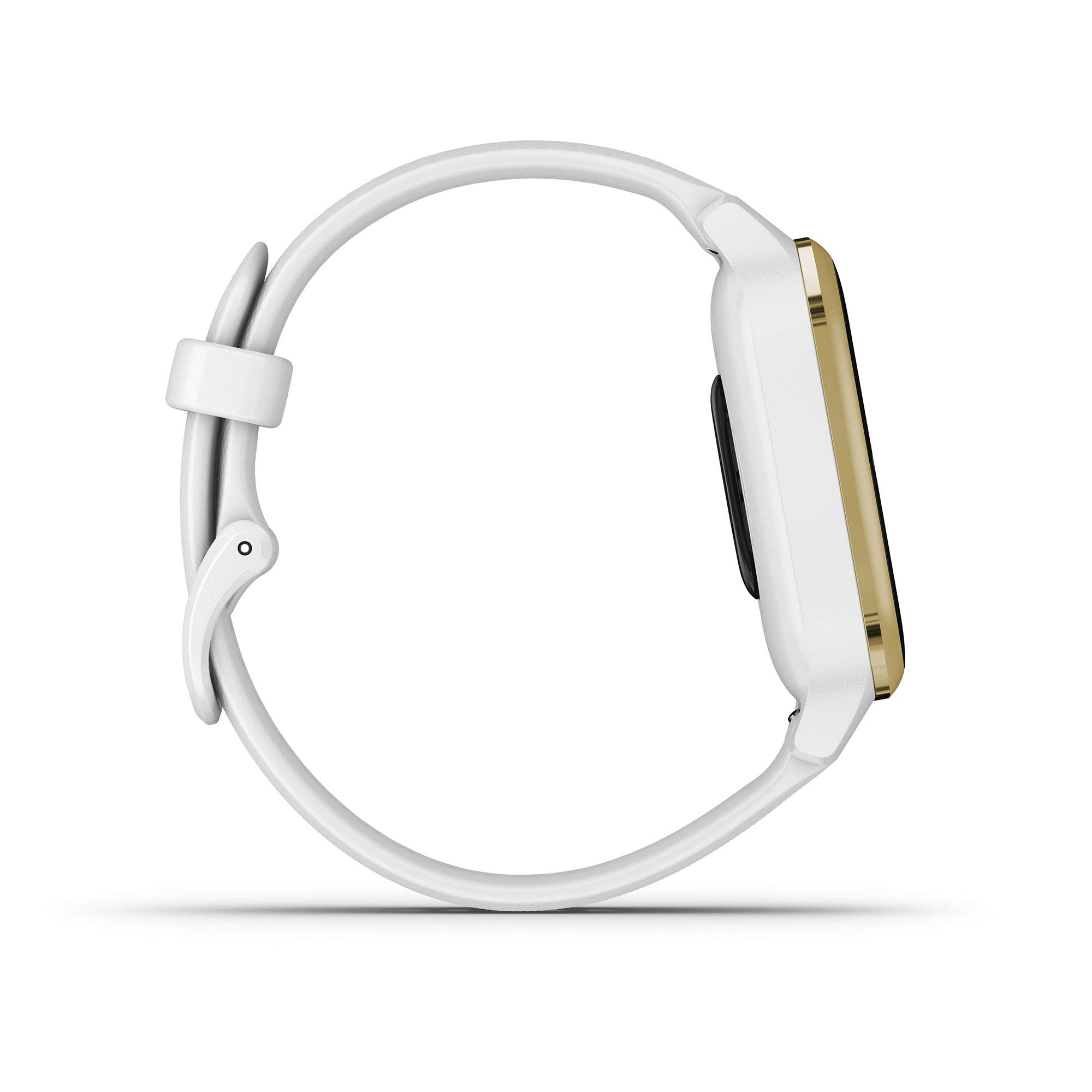Garmin Venu Sq, Smartwatch GPS Sport con Monitoraggio della Salute e Garmin Pay, Bianco (Bianco/Oro)