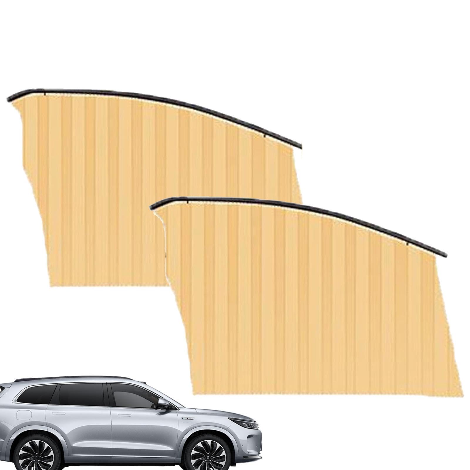 Persiane magnetiche per auto, protezione solare per finestrini laterali, per finestre, tende laterali auto, parasole – pieghevole per il viaggio su strada, per una forte luce solare per