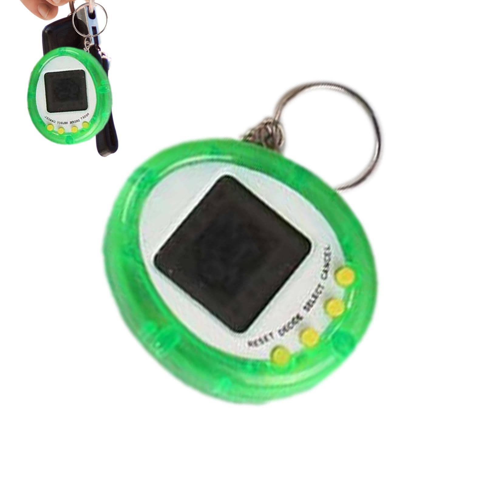 Virtual Electronic Digital Pet | Nostalgic Virtual Electronic Digital Pets Keychain,Pet Key Chain 90s Handheld Games Electronic Pets Game -Keyring, Random Color