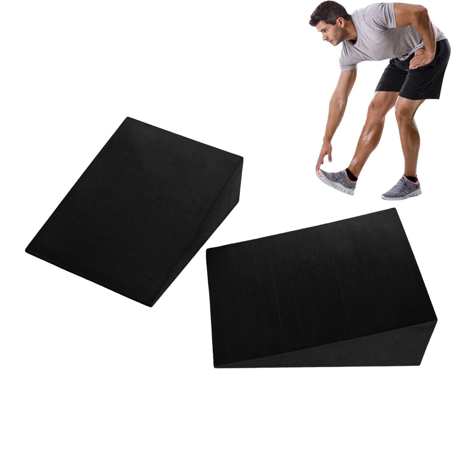 Yoga Block, Slant Board Squat Wedge Blocks, Heel Elevated Calf Stretcher, Balance Pad Foam Wedge For Exercise, Squat, Ankle Mobility Balance Board, Improve Mobility, Strength Performance