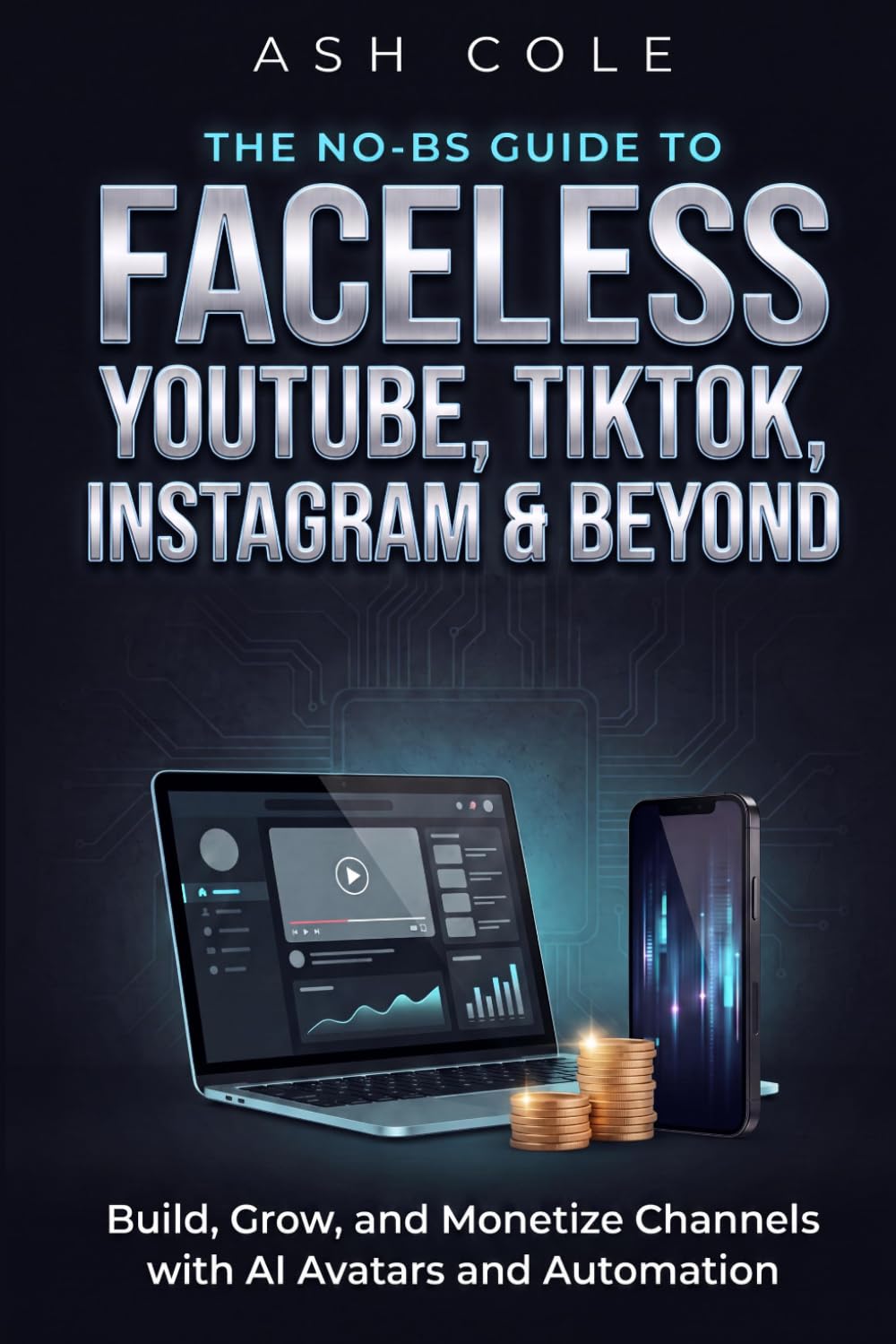 The No-BS Guide to Faceless YouTube, TikTok, Instagram & Beyond: Build, Grow, and Monetize Channels with AI Avatars and Automation (The No-BS AI Playbooks)
