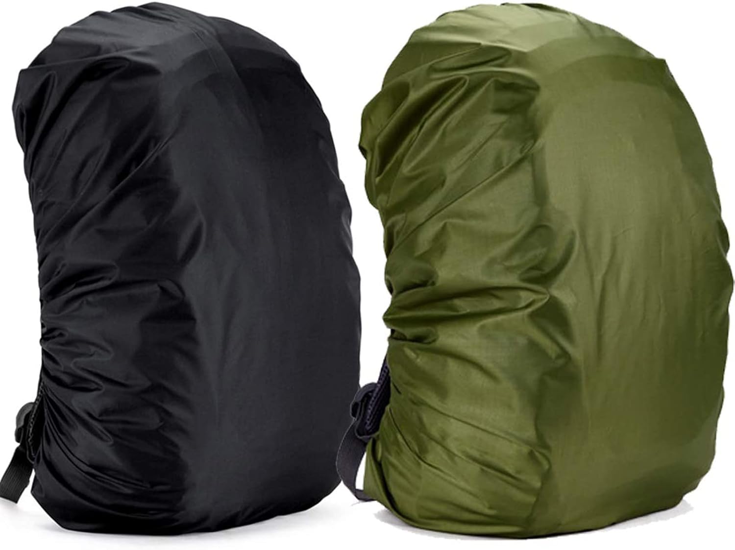 2 Pezzi Coprizaino Impermeabile per Pioggia Copertura Custodia di Zaino Copertina Antipioggia Antipolvere per Ciclismo Campeggio Trekking Parapioggia Zaino