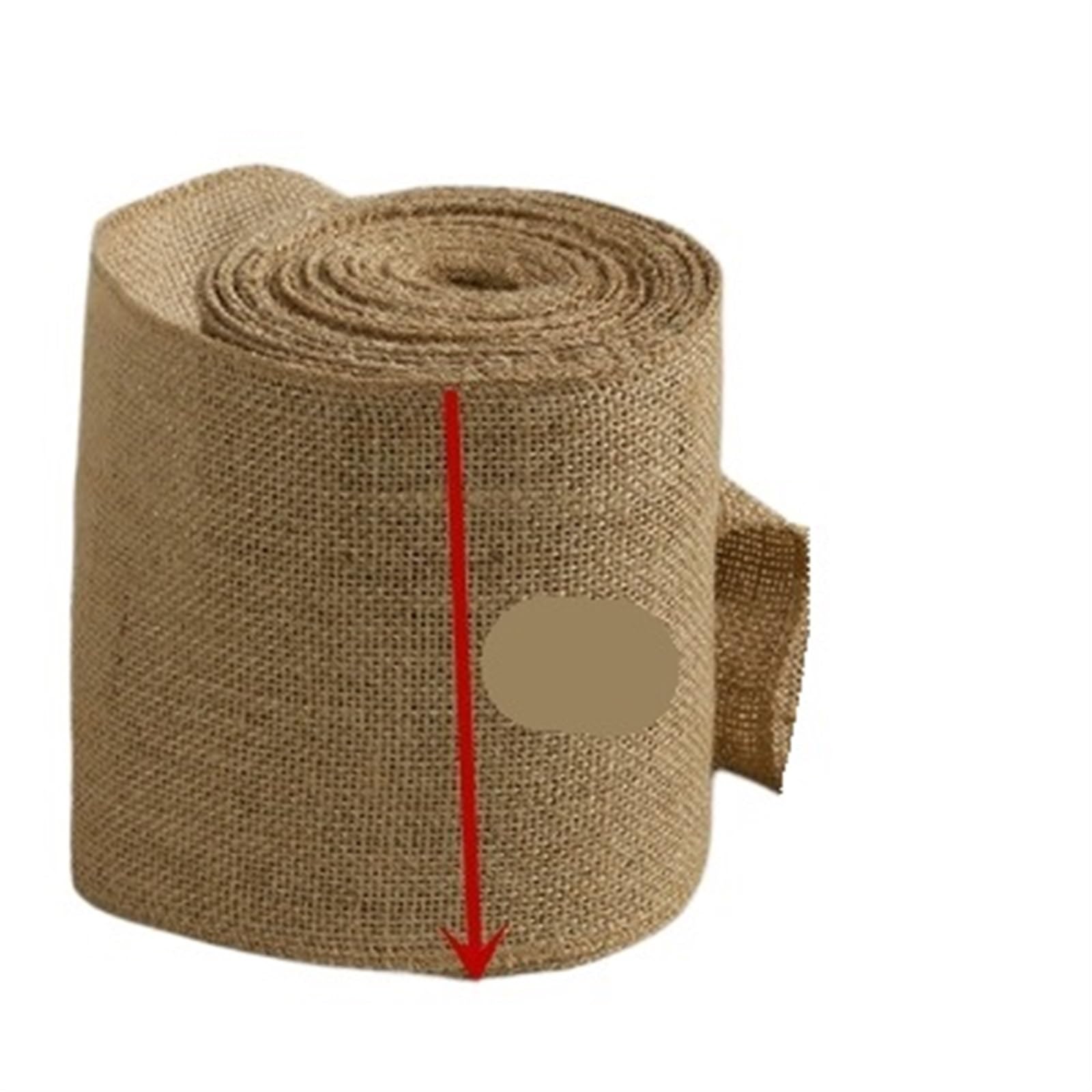 rollo de tela de arpillera Camino de mesa yute 5 cm, 10, 15 y 35, ancho, tela arpillera for marcos sillas, cinta para decoración del hogar(15cm,10 meter)