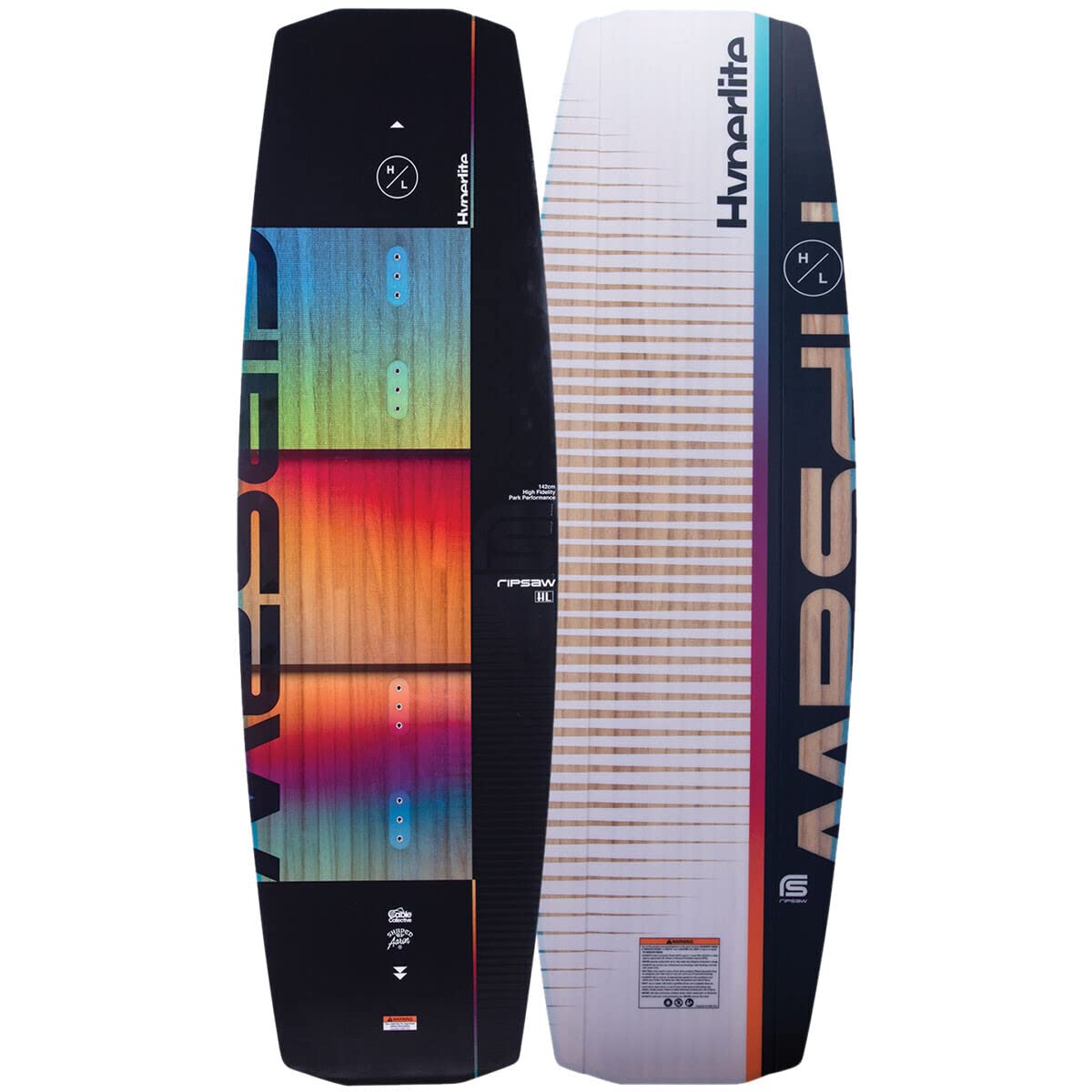 Hyperlite Ripsaw Wakeboard - Multicolour - E-Core Construction - Variable Thickness Profile