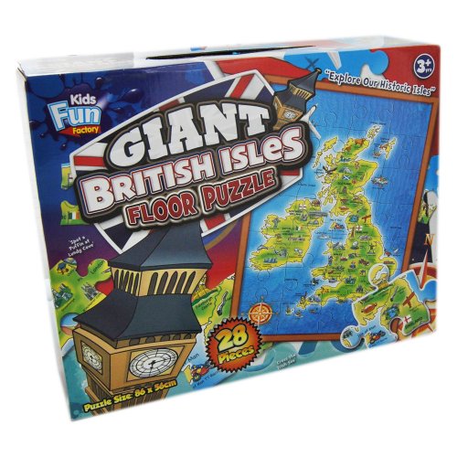TheWorks Grafix Giant British Isles Map Floor Puzzle