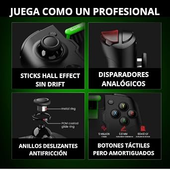 GameSir X4 Aileron Wireless Mobile Gaming Controller for Android with Hall Effect Sticks - Split Design with Carry Bag - Low Latency Bluetooth Connection - 1 Month Xbox Game Pass Ultimate