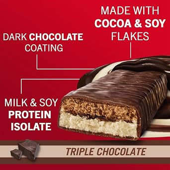 Enervit Protein Bar 32%, Triple Chocolate (Box of 30 Bars)