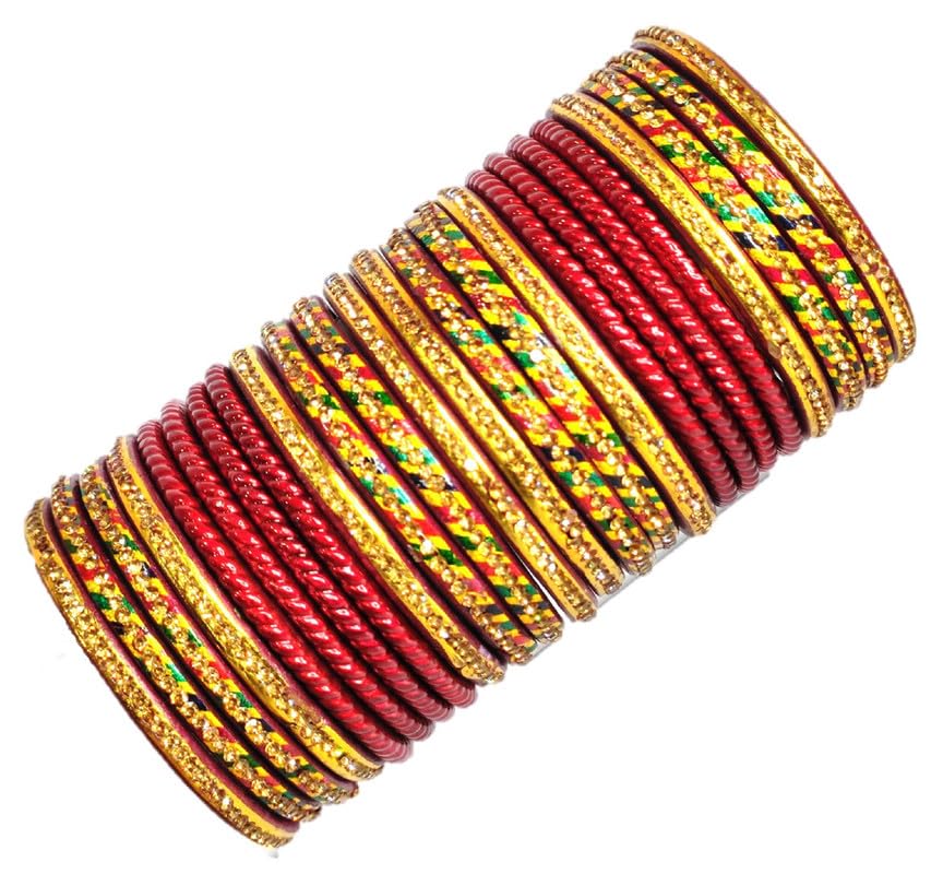 Anshi Creations Traditional Handmade beautifully designed Lac/Lakh bangle set (X153,Maroon,2.8,Pack of 24) (B0CJ6LYTDX) Amazon Price History, Amazon Price Tracker