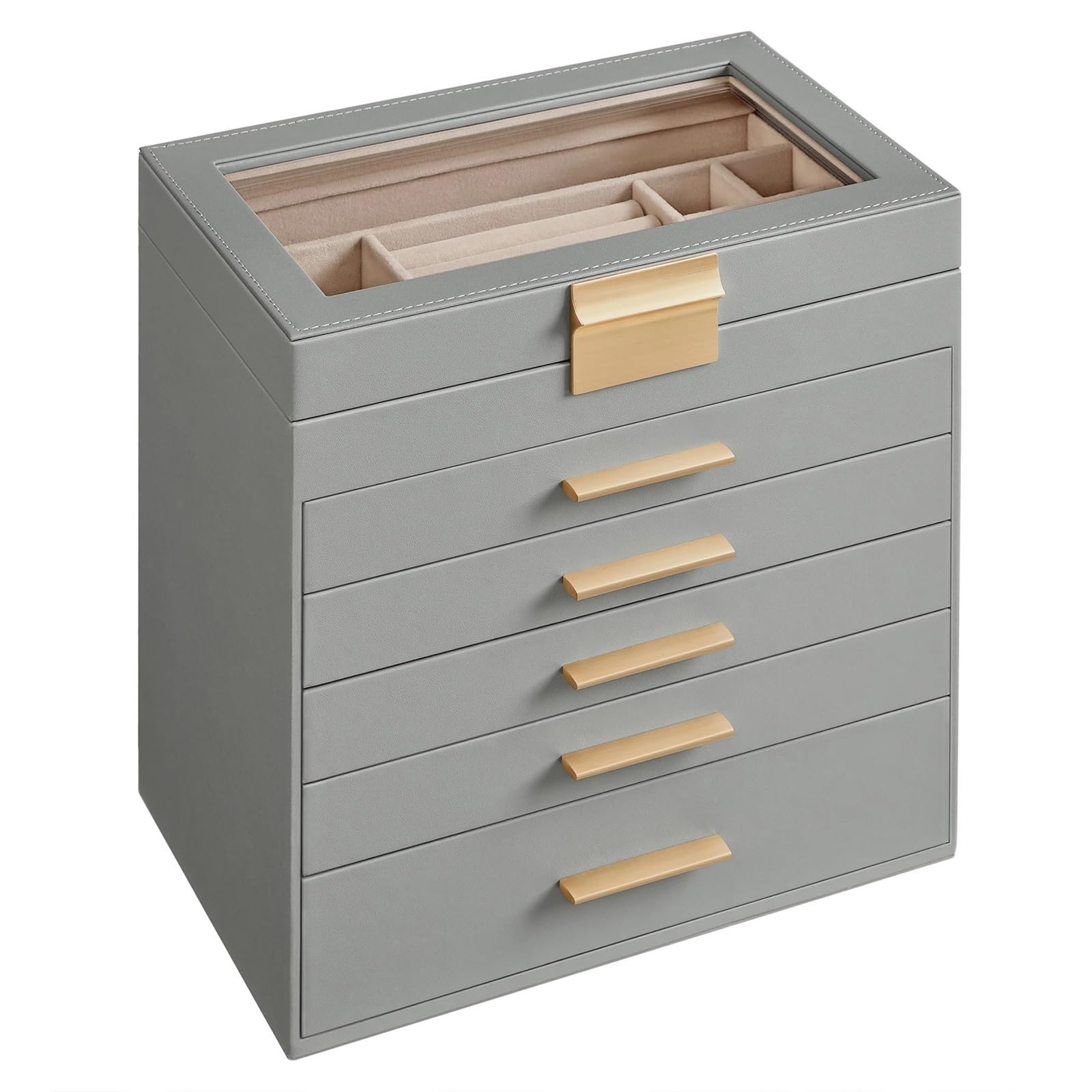 Boîte à bijoux grand format pour organiser vos lunettes de soleil au quotidien