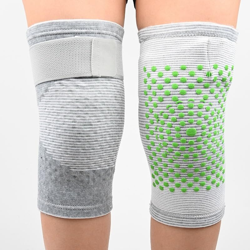 Exercise, protection Knee Pads for Warmth Thin Knee Joint Design for Men and Women Knee Protection Against Cold for Fitness, cycling, running, playing football(Gray)
