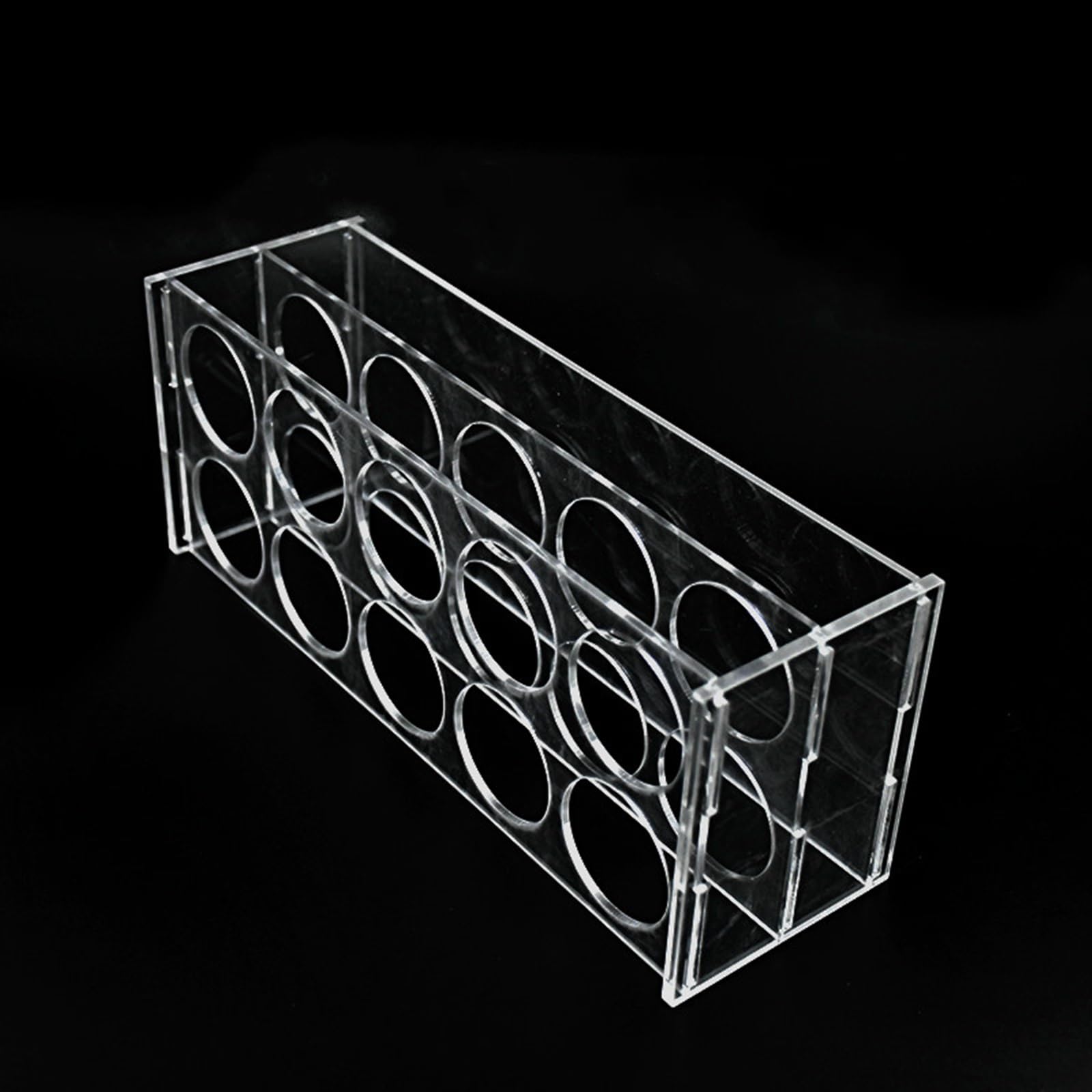 apparecchi per Laboratorio Rack for Provette da Centrifuga 100 Ml Supporto Posto 10 Provette Portaprovette Trasparente Diametro 40 Mm