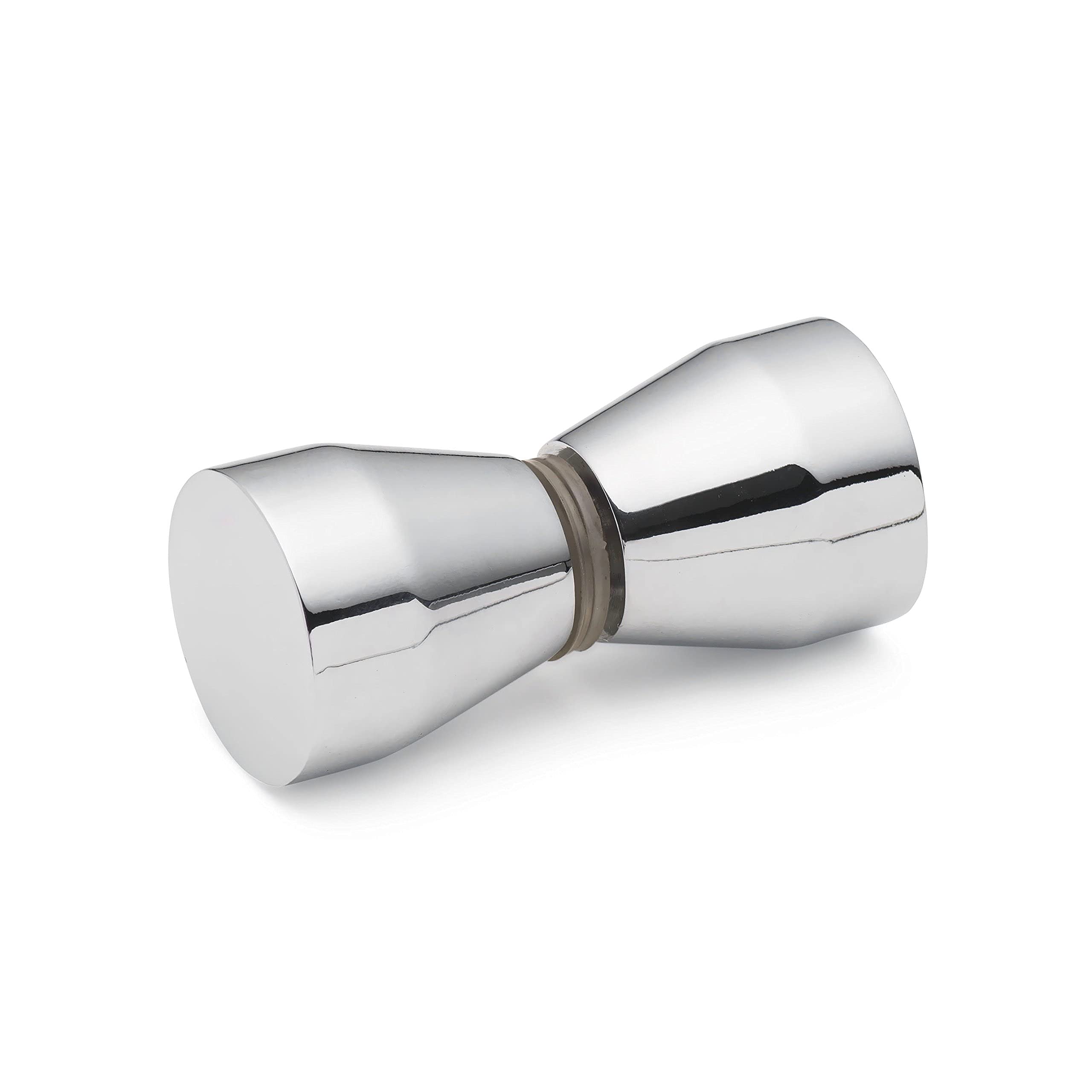 Poignées de porte de douche en acier inoxydable poli pour cabine moderne
