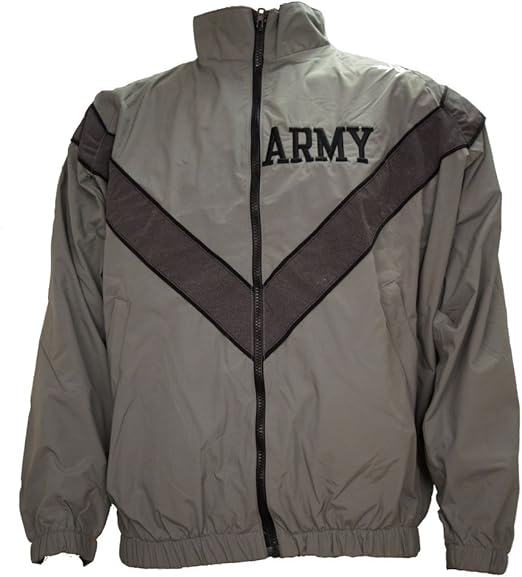 Genuine Issue US Army PT Jacket Old Style Gray Sports