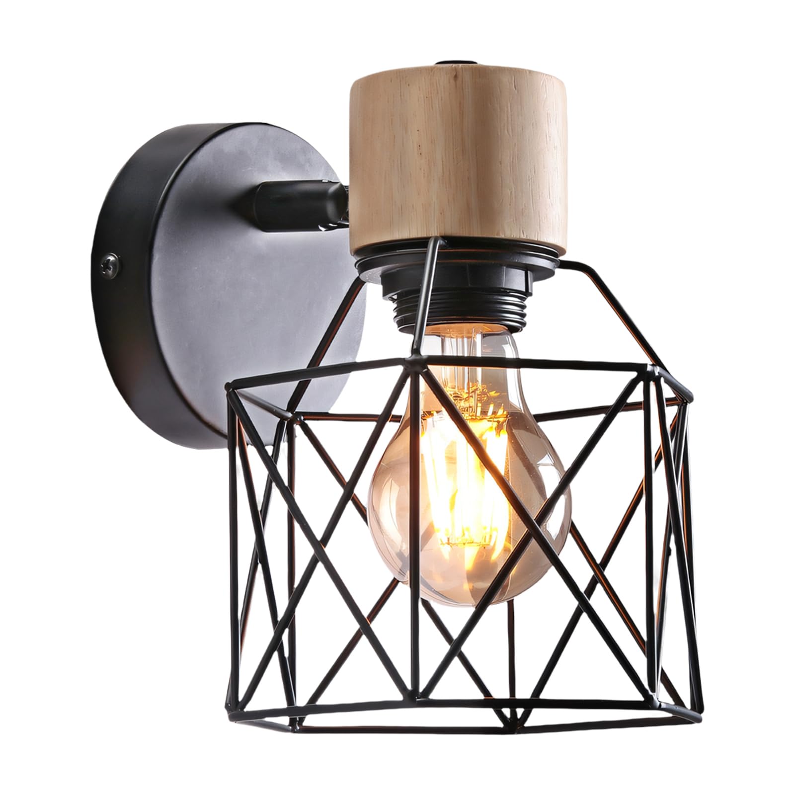 Geavonyg Industrial Wall Sconce Light Background Light Indoor Lighting Home Decoration Modern Simple Lamp Bedroom Lights