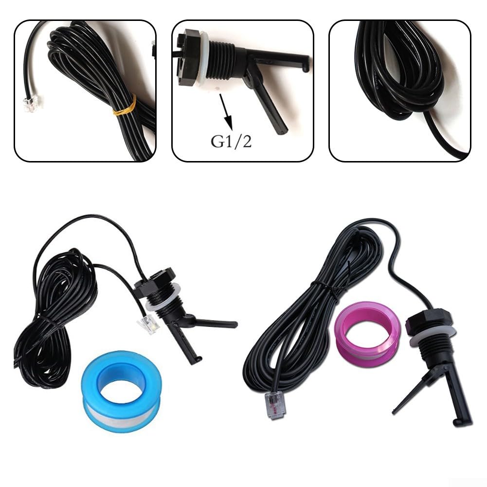 Kit de remplacement d'interrupteur de débit avec câble de 4,5 m compatible avec les générateurs de cellules salées Aquarite, accessoire d'équipement de piscine pour une détection précise du