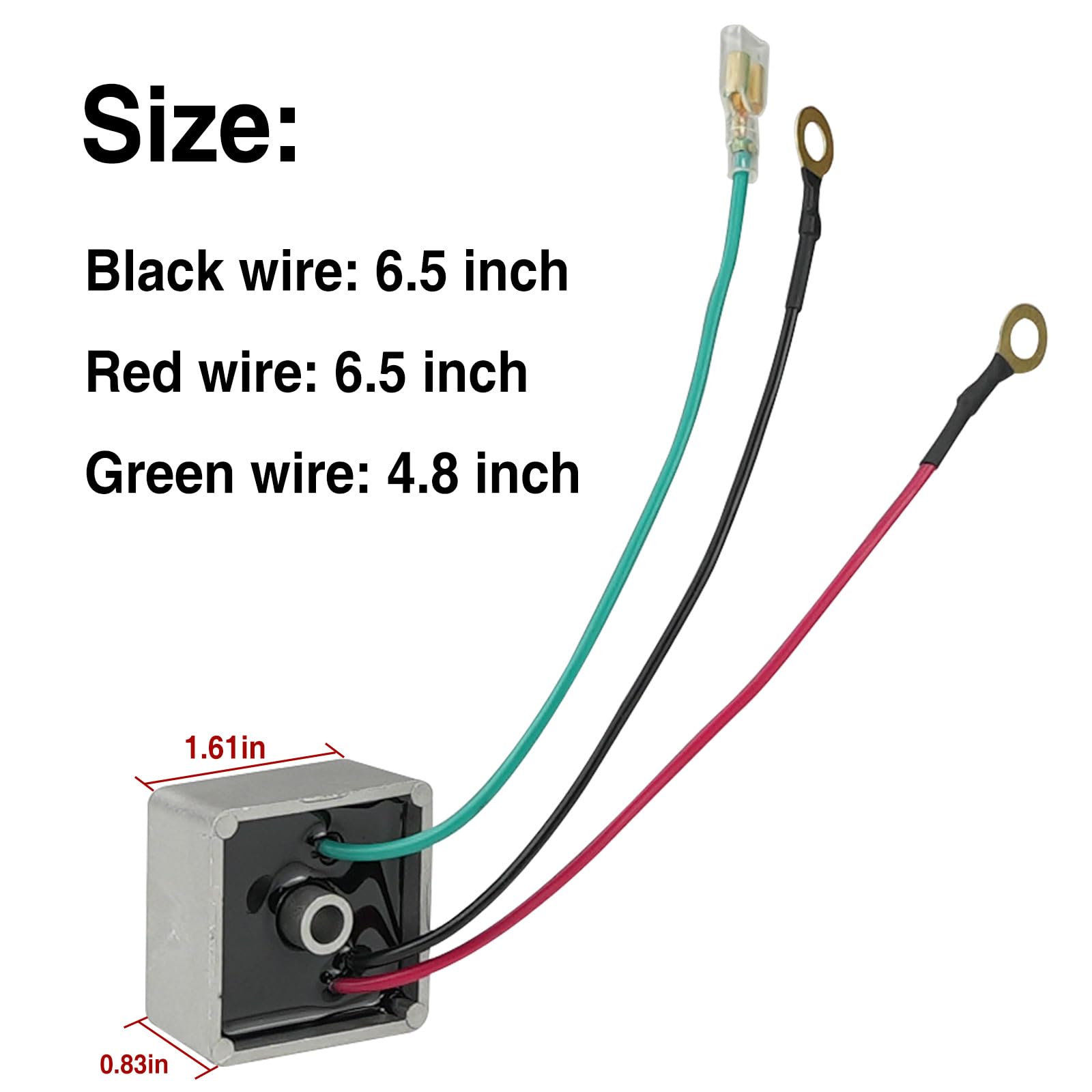 Voltage Regulator Rectifier Replacement for E-Z-GO 1994-UP TXT Golf Cart 27739-G01 27739G01