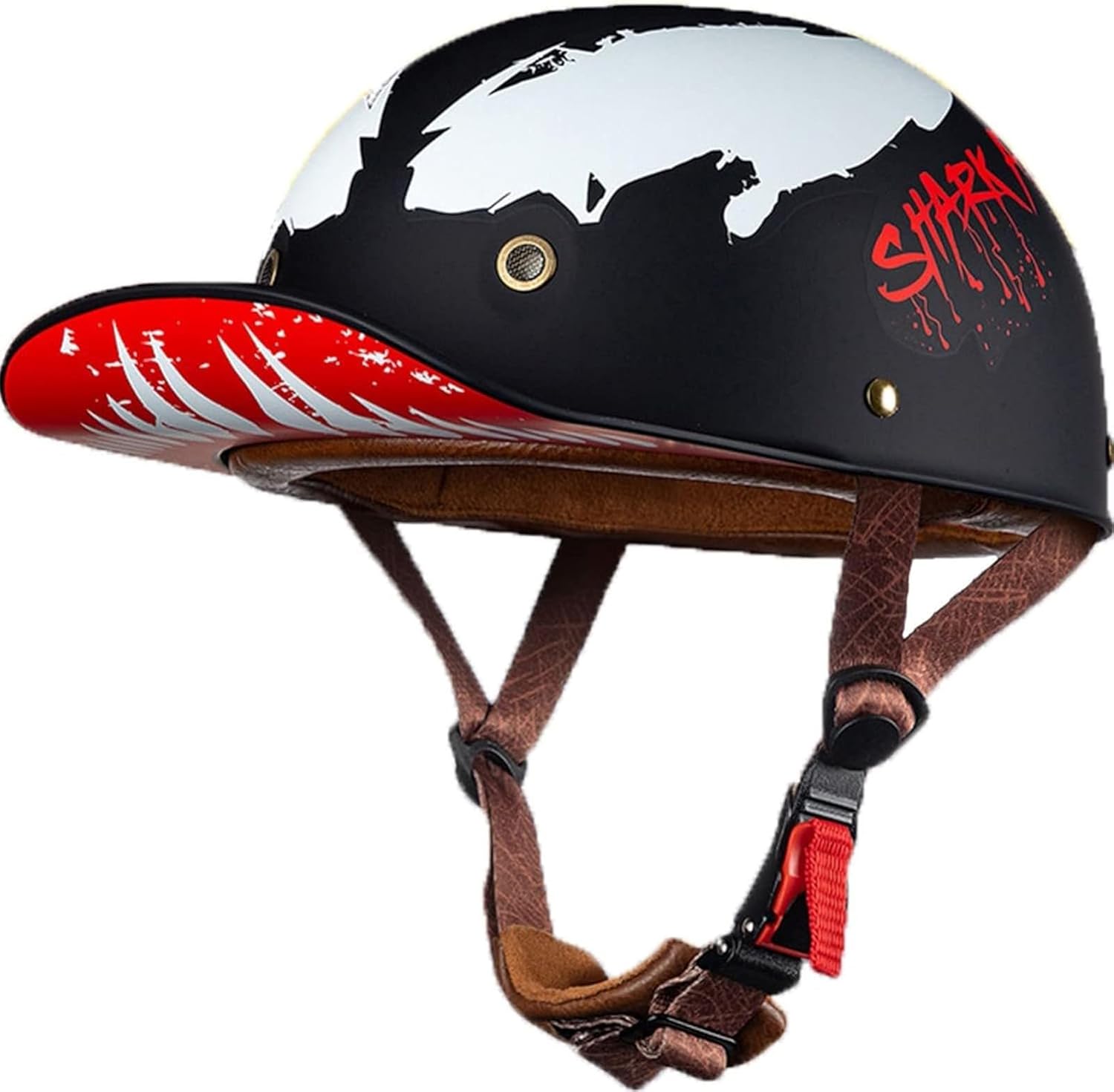 Baseball Cap Helmet,Motorcycle Half Helmet,Open-Face Helmet,German Style Skull Cap Helmet,Motorbike Cruiser Scooter Cool Helmet,for Men and Women,DOT/ECE Approved Baseball Cap Helmet,Motorcycle Half Helmet,Open-Face Helmet,German Style Skull Cap Helmet,Motorbike Cruiser Scooter Cool Helmet,for Men and Women,DOT/ECE Approved