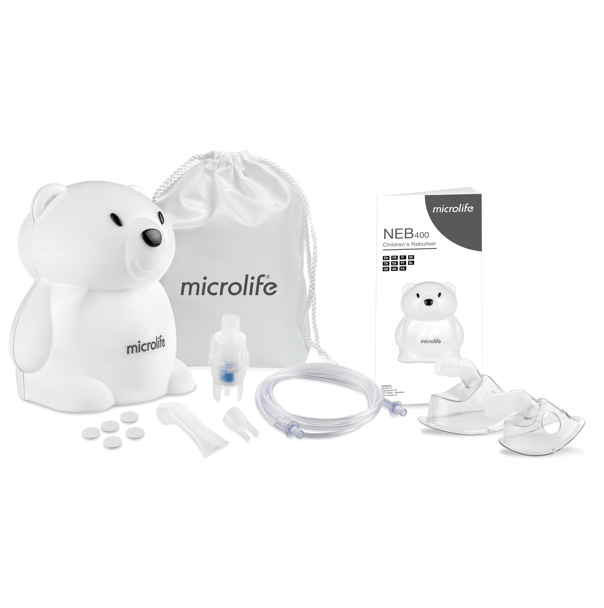 INALATORE MICROLIFE NEBULIZZATORE NEB400 PER I BAMBINI orsacchiotto