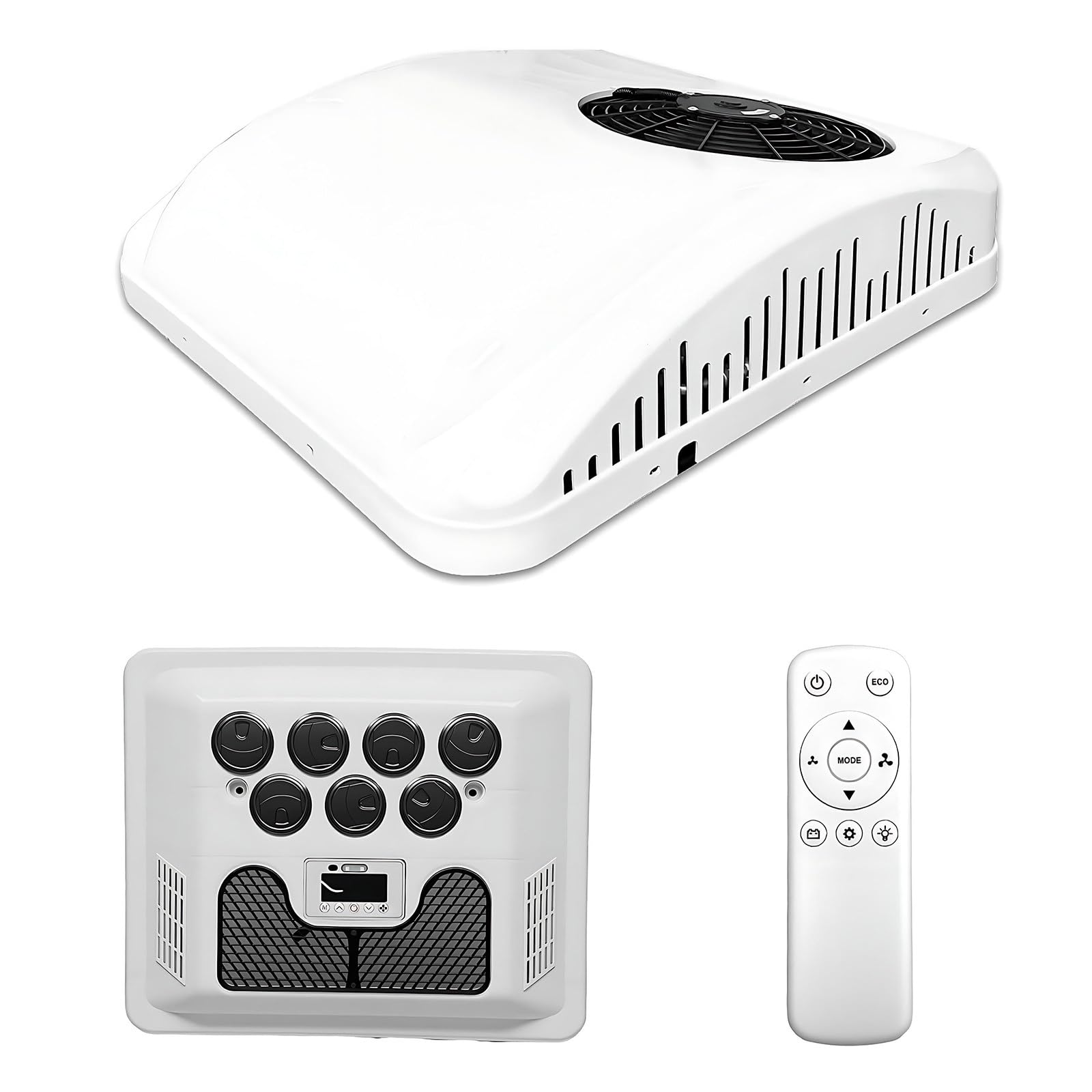 Rv Rooftop Air Conditioner For Motorhome Camper Van Truck Cooling-12V