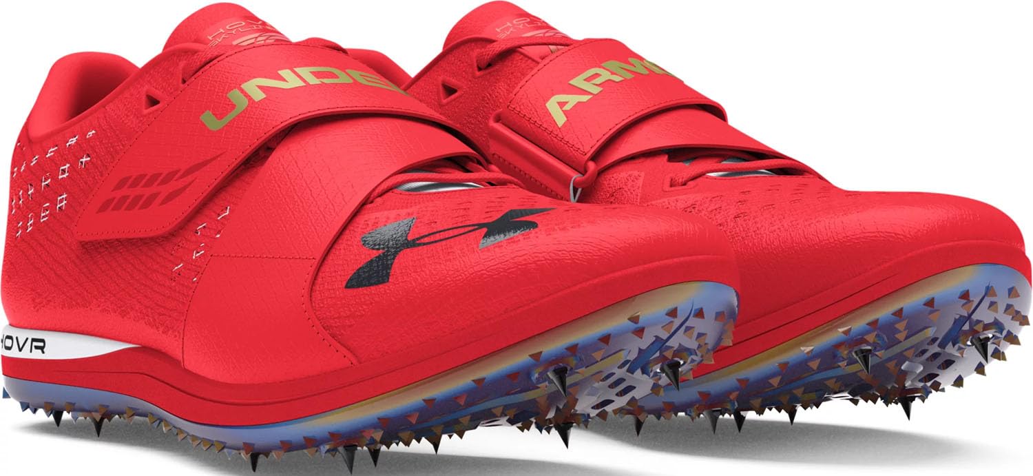 Under Armour - Unisex-Adult HOVR Skyline High Jump Track Spikes Shoes, Color White (102), Size: 9.5 M US Mens / 11 M US Womens - Image 4