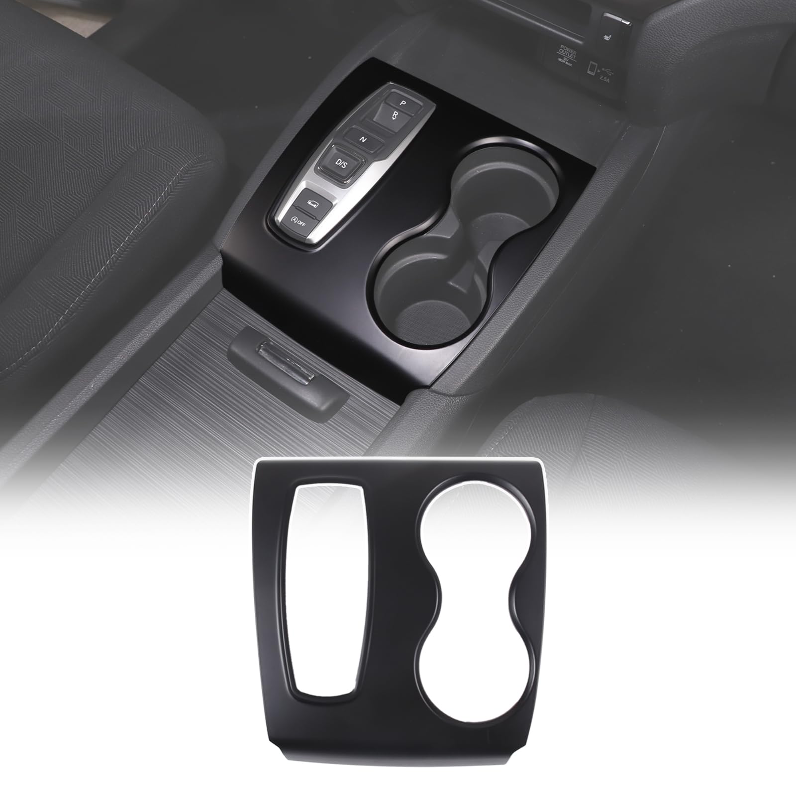 Car Carbon Fiber Center Console Armrest Box Cup Ho... - Vicedeal - Foto 11