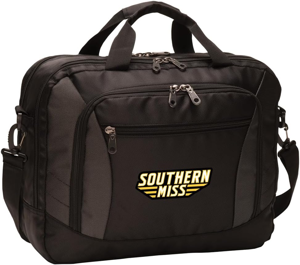 Southern Miss Computer Bag USM Laptop Messenger Bag Briefcase